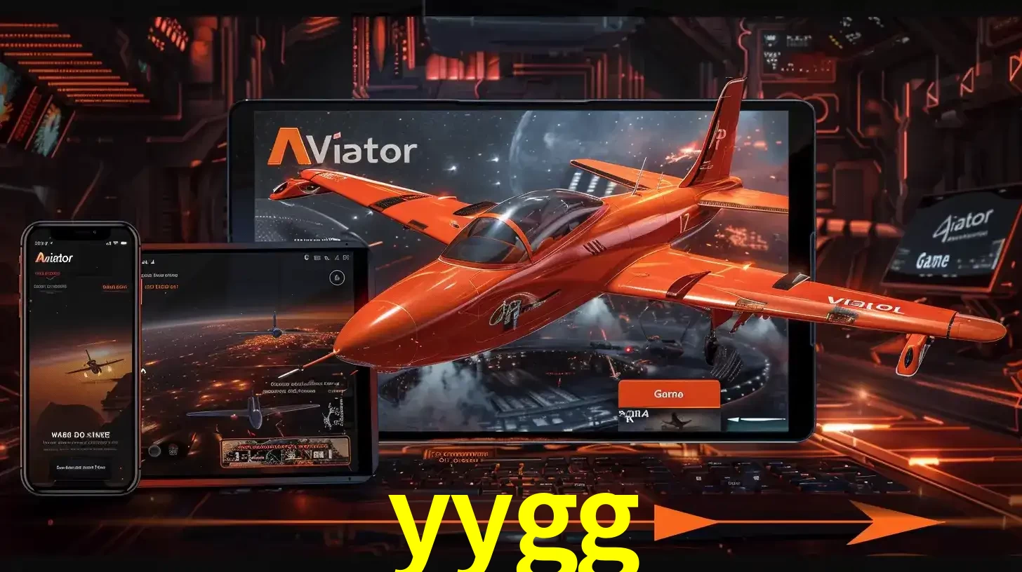 Apresentação tecnológica do jogo Aviator com um avião saindo da tela de um tablet, demonstrando a experiência imersiva em múltiplos dispositivos no yygg.