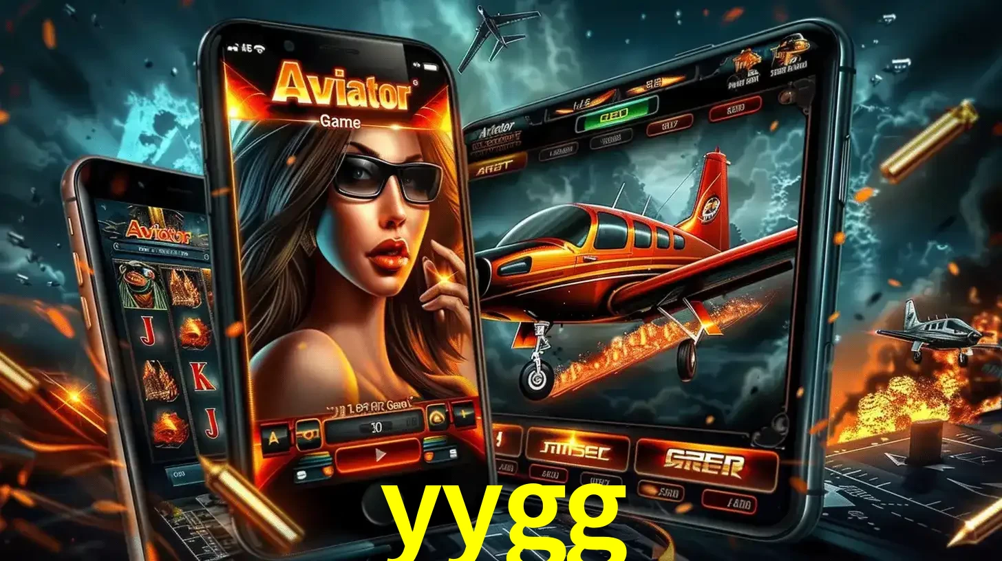 O popular jogo de apostas Aviator exibido em vários celulares e tablets, mostrando a interface emocionante e a ação de voo disponíveis para jogar agora no yygg.