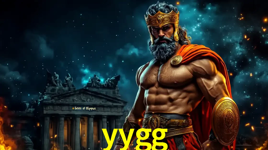 O poderoso Zeus do jogo de slot Gates of Olympus em frente ao seu templo, pronto para lançar multiplicadores divinos e prêmios épicos no cassino online yygg.