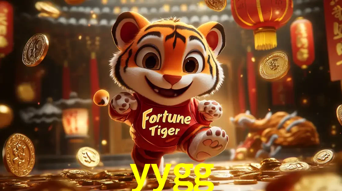 O alegre personagem do Fortune Tiger correndo sobre um caminho de moedas de ouro, simbolizando os grandes prêmios e a diversão do popular jogo de slot do yygg.